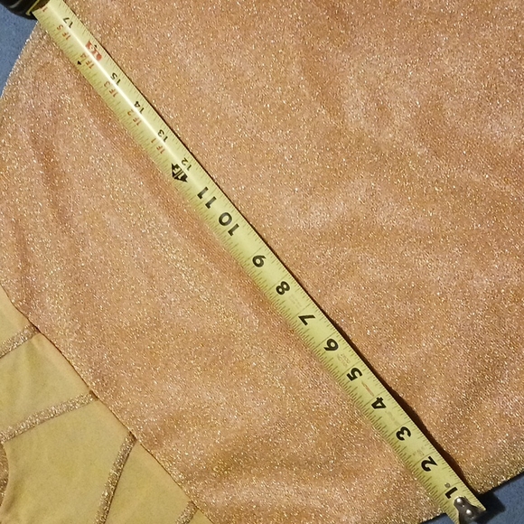 L, A golden beautiful dress for the holidays! - Picture 7 of 11